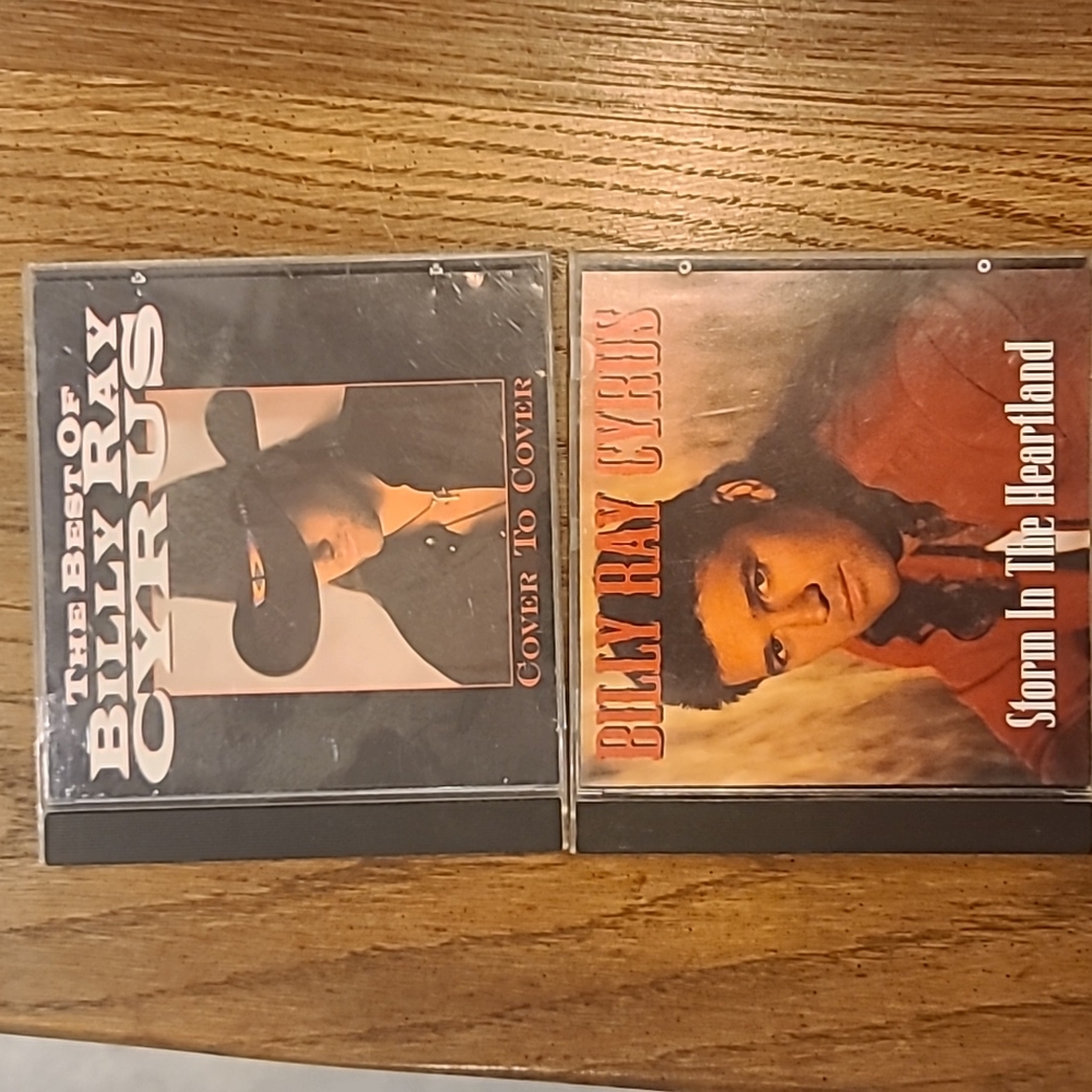 Billy Ray Cyrus CD's (2) Cover to Cover & Storm in the Heartland